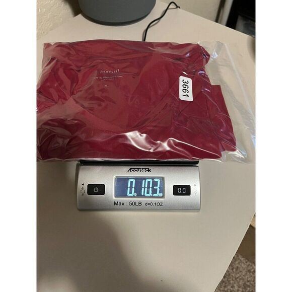 J. Jill Pure Jill Shirred Back V-Neck Long Sleeved Tunic XL Red Modal Blend FLAW - Picture 7 of 7